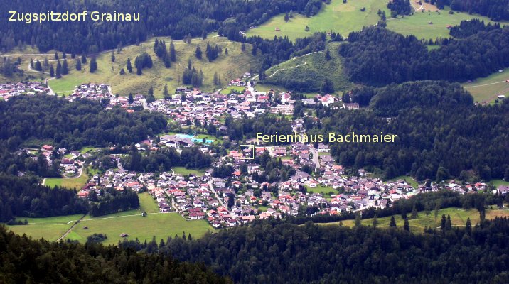 Luftbild von Grainau