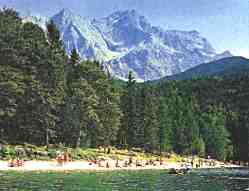 Badestrand am Eibsee