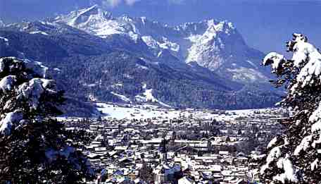 Garmisch-Partenkirchen im Winter