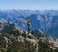 Gipfelkreuz auf Deutschlands höchstem Berg